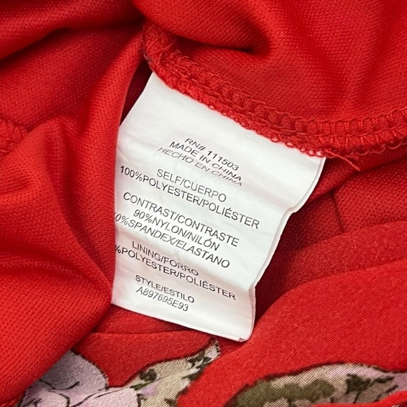 Lily Rose White and Red Maxi Dress - Picture 8 of 13